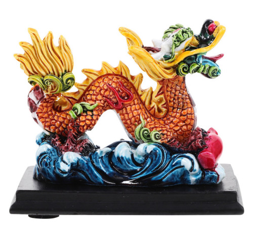 Статуетка Малазійський Дракон Ізобілія допомога небес, що виконує бажання приносить Удачу 9 період