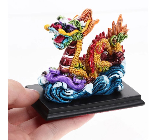 Статуетка Малазійський Дракон Ізобілія допомога небес, що виконує бажання приносить Удачу 9 період