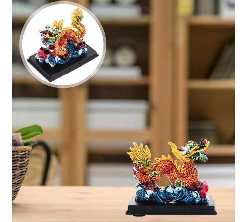 Статуетка Малазійський Дракон Ізобілія допомога небес, що виконує бажання приносить Удачу 9 період