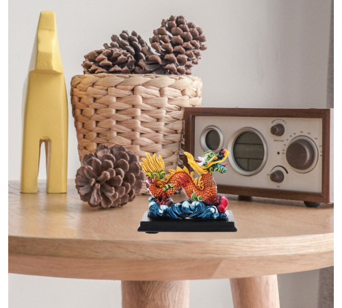 Статуетка Малазійський Дракон Ізобілія допомога небес, що виконує бажання приносить Удачу 9 період