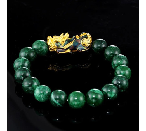 Нефритовий Браслет Пі Яо з Непалу для приваблення й активізації багатства, успіху, здоров'я, великої удачі