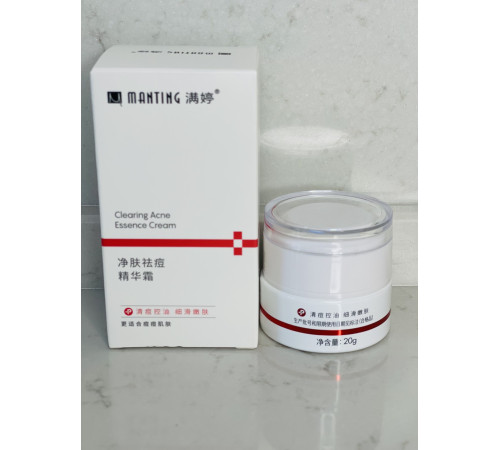 Крем Мантинг — нова формула під час демодекозу та прищів