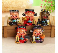 Набір П'ять Богів Багатства та процвітання для щасливого, стабільного життя