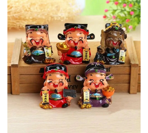 Набір П'ять Богів Багатства та процвітання для щасливого, стабільного життя