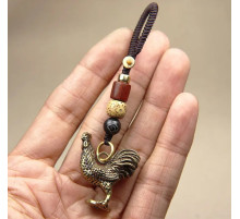 Брелок Тибетський Сакральний Петух мідний дає харизму, сміливість, любов, рішучість, стійкість і інтелекту