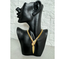 Золота турмалінова Підвіска Змія з рожевим сапфіром і магнітами для Здоров'я, Багатства, удачі та здійснення