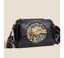 Брендова сумка із зображенням Слон Амулет Багатства, що приваблює удачу для приваблення грошей чорний колір