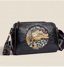 Брендова сумка із зображенням Слон Амулет Багатства, що приваблює удачу для приваблення грошей чорний колір