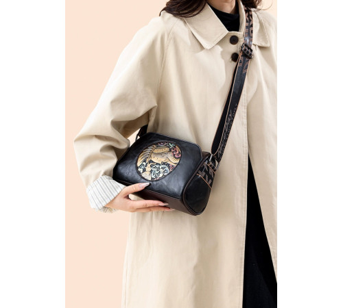 Брендова сумка із зображенням Слон Амулет Багатства, що приваблює удачу для приваблення грошей чорний колір