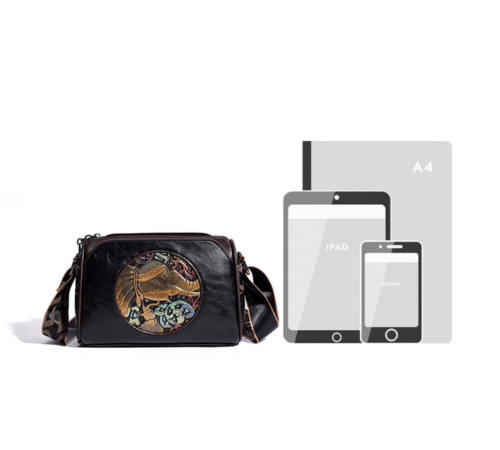 Брендова сумка із зображенням Слон Амулет Багатства, що приваблює удачу для приваблення грошей чорний колір