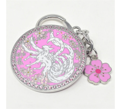 Амулет Брелок з 9 Хвостами Білої Лиси сильний амулет, що приваблює любов і удачу в брак Ліліан Ту