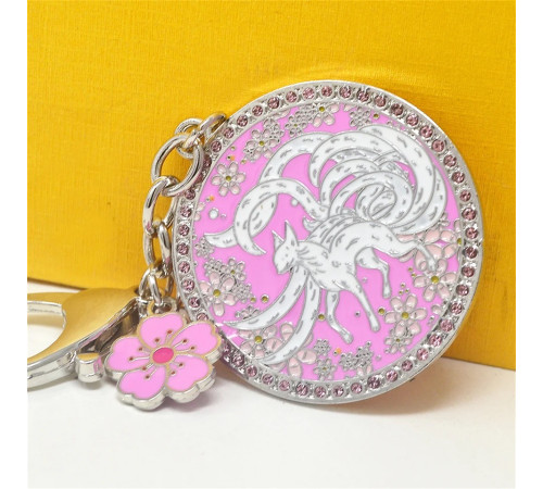 Амулет Брелок з 9 Хвостами Білої Лиси сильний амулет, що приваблює любов і удачу в брак Ліліан Ту