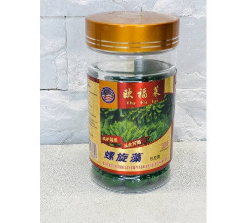 Спіруліна м'які капсули Spiral Algae soft capsule 100 шт.