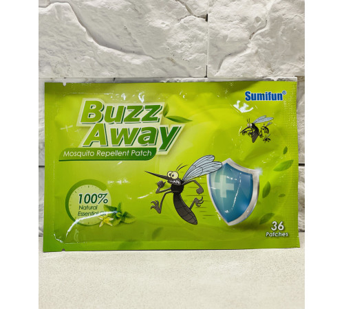 Турмаліновий пластир від комарів для захисту від укусів комарів 36 шт.