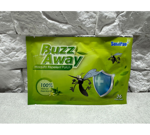 Турмаліновий пластир від комарів для захисту від укусів комарів 36 шт.