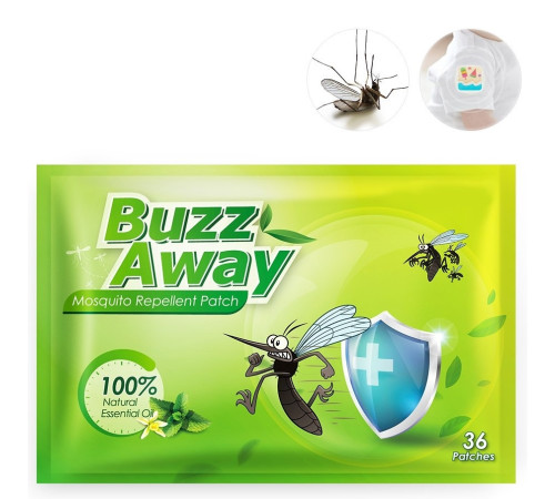 Турмаліновий пластир від комарів для захисту від укусів комарів 36 шт.