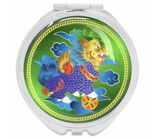 Коробка з дзеркальцем для прикрас Фен-шуй «Зобільство» — ЧІ ЛІНЬ талісман приваблює енергію багатства та удачі