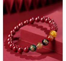 Ексклюзивний Сінгапурський Браслет із Кинарі 5 Джамбал із сакральними мантрами Пі Яо 5 Супер Багатств і удачі