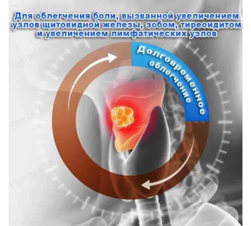 Крем-гель у разі проблем щитоподібної залози та усунути запалення в місцях вузлів щитоподібної залози 50 грамів