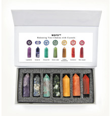 Набір Кристалів Кристалічних Точок із 7 Чакр розблокувати та збалансувати чакри