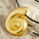 Чокер Підвіска Золота Мушля Сакральна для сприятливої трансформації удачі та захисту від втрати багатства та
