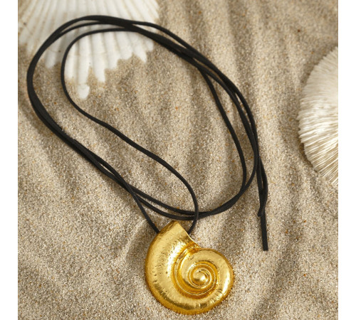 Чокер Підвіска Золота Мушля Сакральна для сприятливої трансформації удачі та захисту від втрати багатства та