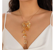 Золота підвіска Francelli з фіанітами клас ААА для Любові та Велика Енергія й обертання Удачі