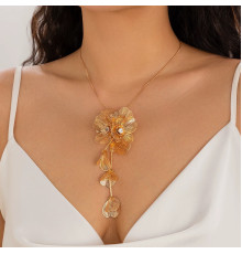 Золота підвіска Francelli з фіанітами клас ААА для Любові та Велика Енергія й обертання Удачі