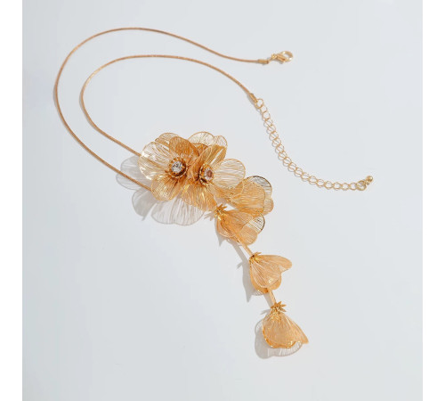 Золота підвіска Francelli з фіанітами клас ААА для Любові та Велика Енергія й обертання Удачі