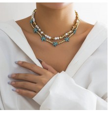 Вінтажне Малазійське коралове з бірюзою підвіска на шию морська Зірка і для удачі та Радості