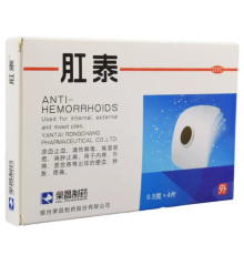 Пластир Антигеморой ANTI-HEMORRHOIDS, пластир від геморою 4 шт.