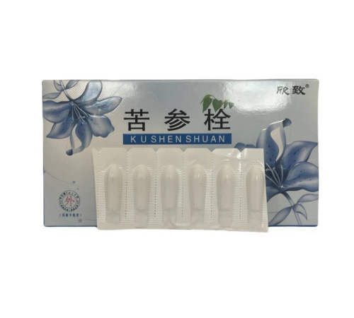 Свічки Вагінальні Протигрибкові від різних недуг з гінекології Куш Шуан із Софорою 6 штук