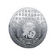 Срібна монета Сакральна Вогняна Змія для Жела, Велика удачі, Здоров'я, Денег із символом Фук і мантра