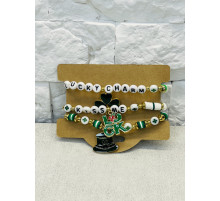 Сінгапурський Браслет Щастя Удача й затвердіння Чотирилистий Конюшина