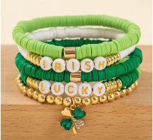 Сінгапурський Браслет Удача з чотирилистним конюшиною для щастя приносить гарне життя