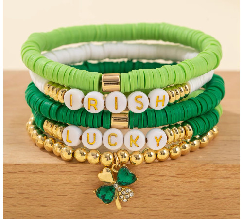 Сінгапурський Браслет Удача з чотирилистним конюшиною для щастя приносить гарне життя