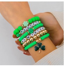 Сінгапурський Браслет Удача з конюшиною для щастя приносить гарне життя