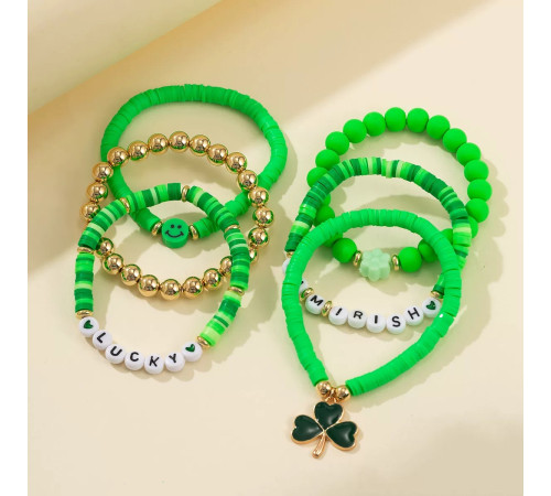 Сінгапурський Браслет Удача з конюшиною для щастя приносить гарне життя