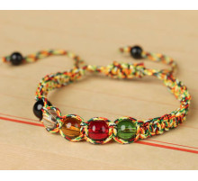 Тибетський Великий Браслет 5 Елементів ручної роботи для Енергії, Здоров'я, Баланса для Нейтралізації негативу