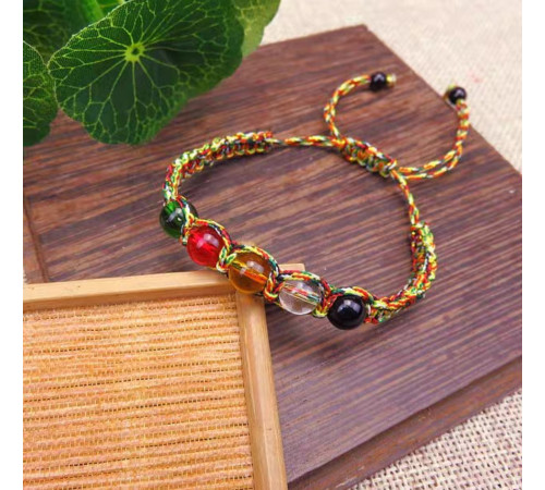 Тибетський Великий Браслет 5 Елементів ручної роботи для Енергії, Здоров'я, Баланса для Нейтралізації негативу