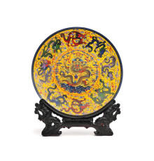 Малазійська тарілка 9 драконів приносять дуже велику удачу та захищають вас від небезпеки Ліліан Ту