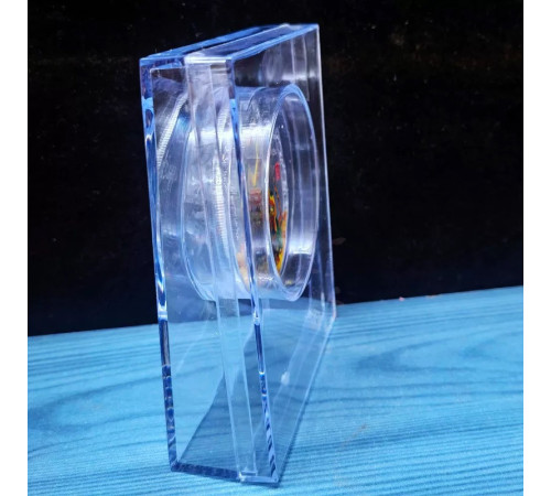 Срібна монета Змія жезлом Руї для Здоров'я, Фук Багатства, щастя, з мантрами та 12 тварин у подарунковій