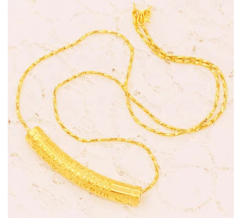 Золота Тибетська Підвіска Сутра серця створює атмосферу любові та фінансів