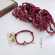 Тибетський браслет Бог Багатства на червоній нитці 7 чакр ручної роботи для Багатства та Здоров'я