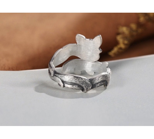 Срібне кільце Любові 9-хвостової Лисиси для приваблення другої половинки та сексуальності