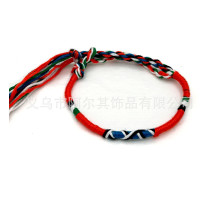 Тибетський Містичний Сакральний браслет амулет ручної роботи червона нитка з 5 стихіями на потік грошей, удача