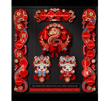 Змія Прикраса вхідних дверей на Велику Удачу, Здоров'я, Процвітання і здійснення бажань