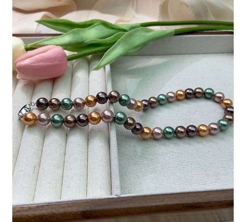 Перлове намисто з браслетом Cartier з Малазійського морського різнобарвних перлів Akoya Клас AAA з фіатом