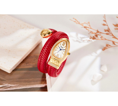 Сінгапурські Годинники Змія червоні для Здоров'я, удачі та Процвітання