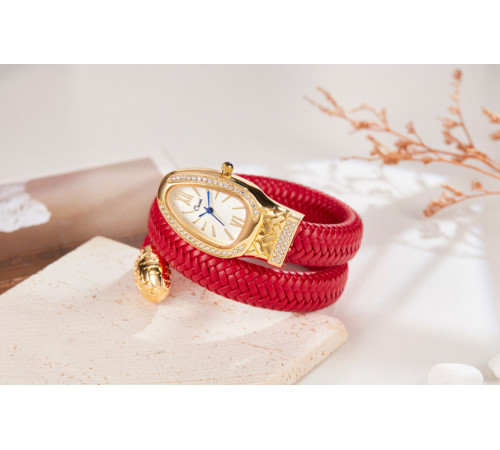 Сінгапурські Годинники Змія червоні для Здоров'я, удачі та Процвітання